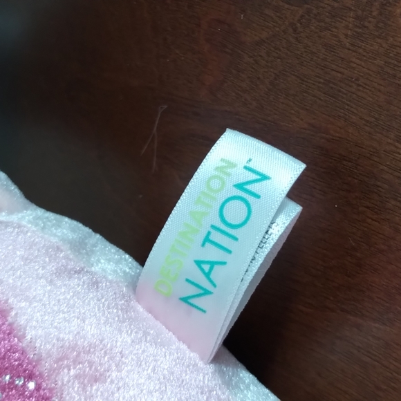 ✓Aurora Destination Nation Boutique - 16" Sparkle Pink Dolphin Plush - Picture 11 of 16